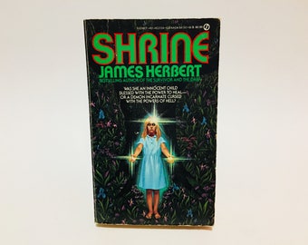 Vintage Horror Book Shrine by James Herbert 1984 First Edition Paperback