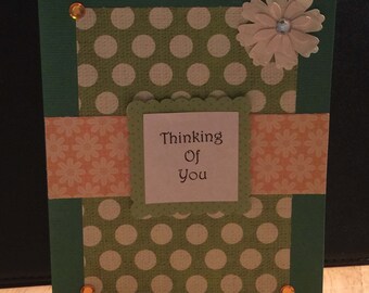 Handmade Card ~ Thinking of You