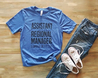 Assistant to the regional manager shirt, the office tv show shirt, dwight shirt, regional manager, assistant shirt, dunder mifflin shirt