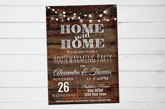 housewarming party invitation