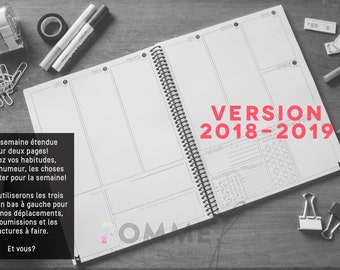 AGENDA 2018 2019 "SCHOOL". PRE-ORDER. Bullet Journal style. Agenda. Organizer. Bullet Journal. School diary