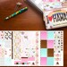 Sweet Treat Planner Stickers, Weekly Kit, Vertical Planner Stickers