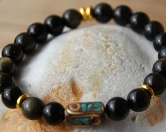 Golden Obsidian bracelet