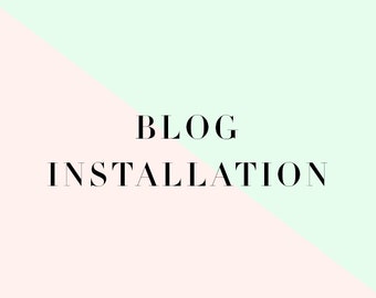 Wordpress Blog Theme Installation