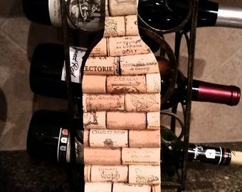 Wine Cork in the shape of a Wine Bottle