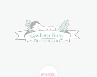 Newborn Photography Logo- Baby Logo Design