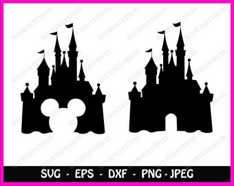 Disney castle svg, mickey mouse svg, mickey ears svg, disney svg, minnie svg, minnie ears svg,svg file for cricut,silhouette, svg files, svg