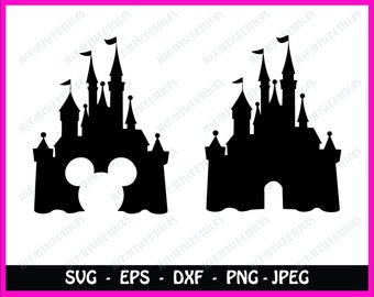 Disney Castle monogram SVG Mickey Mouse minnie svg Magic