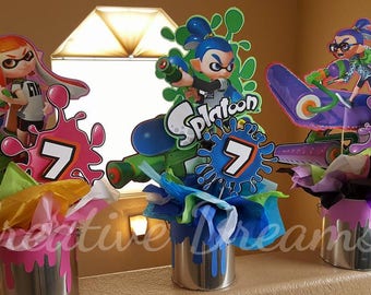 WiiU video game Splatoon Centerpieces