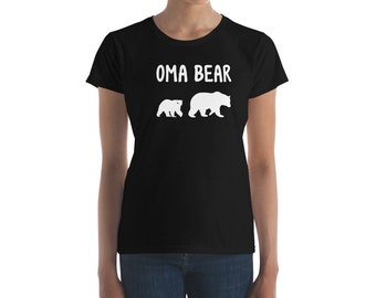Oma Bear Women's short sleeve t-shirt