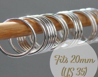 15 Maxi Knitting Stitch Markers Bulk - knitting stitch marker, SIMPLY SOLID, knitting markers, snag free markers, knitting supplies