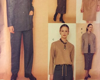 Vogue 2007 Five Easy Pieces Ensemble Sewing Pattern Misses' Size 14-16-18 Bust 36-40 inches Complete UNCUT