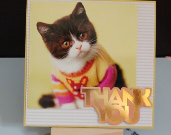 Cat Thank you card | Friend | Love | Special card