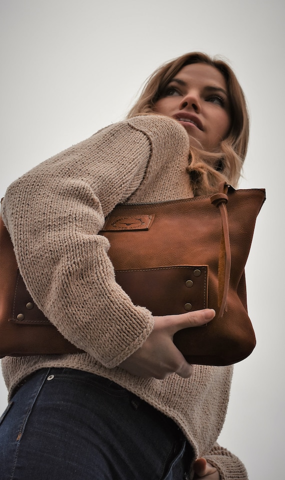 Rugged Leather Hand Carry