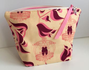 Bird cage knitting project bag small