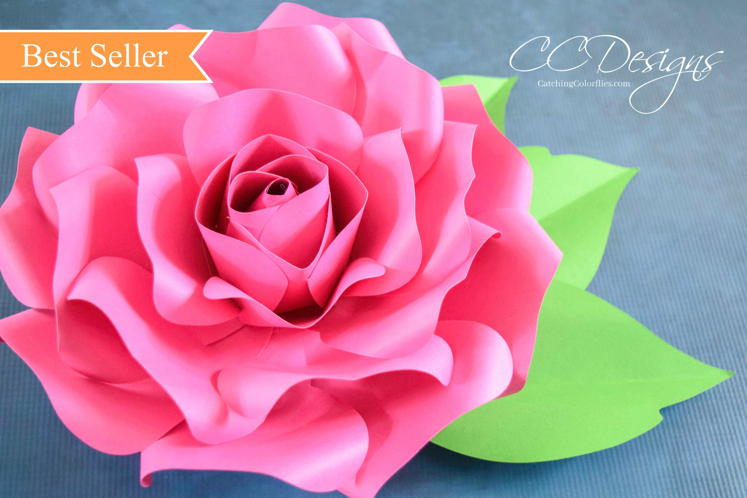 Free Free 150 Svg Printable Free Rose Paper Flower Template Pdf SVG PNG EPS DXF File