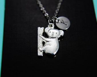 Koala Necklace, Koala Bear Charm, Koala Charm, Animal Charm, Personalized Gift, Best Friend Gift, Coworker Gift