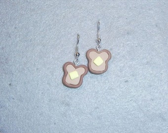 Hot Buttered Toast earrings