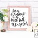 Be a flamingo in a flock of pigeons - Box Frame Decal - Vinyl Decal - Frames - word art
