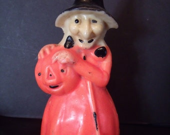 Vintage Gurley Candle, "Witch", from the 60's, (# 875/LS)
