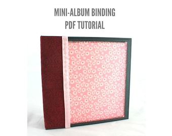 Scrapbook Mini-Album Binding PDF Tutorial
