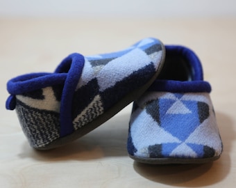 Baby Shoes Made From Pendleton® Wool - Moccasins - Baby Booties - Toddler Shoes - Wool Slippers