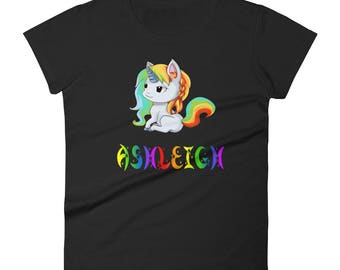 Ashleigh Unicorn Ladies T-Shirt