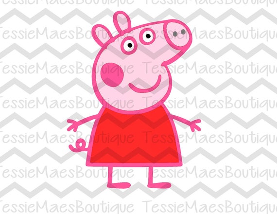 Download Peppa Pig Birthday Shirt SVG DXF EPS Png Printable