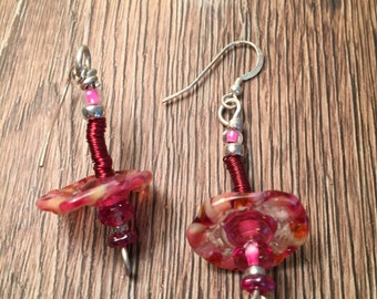 Handmade Lampwork earrings