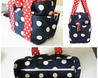 Tote Bag - Everyday Hand Bag - PDF Sewing Pattern