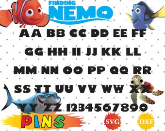 Finding nemo letters | Etsy