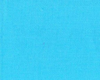 HALF YARD Bella Solids - 9900-225 CAPRI Aqua from Bella Solids from Moda Fabrics
