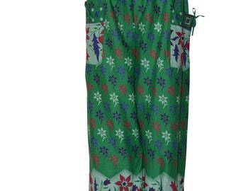 Freesize cotton baggy boho hippie pattern festival harem pants up to size 24