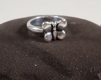 Vintage James Avery 925 Sterling Silver 3D Butterfly Ring Size 5.5 Retired