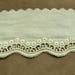 "Broderie anglaise" flower - 5 cm - ecru
