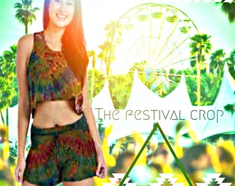 The Festival Tie Dyed Crop Top