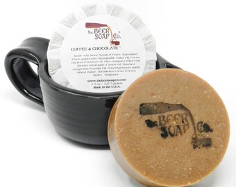 Coffee and Chocolate Beer Soap Made With Stone Smoked Porter