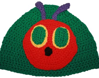 Hand Crocheted Hungry Caterpillar Hat HH 079