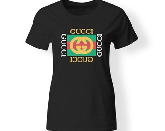 Gucci T-shirt 100% cotton for woman style Gucci vintage Gucci Women's T-shirt Trendy T-shirts Gucсi Logo Summer shirts Gucci shirt Brand GG