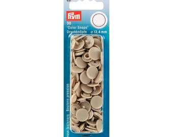 Snaps color 12.4 mm beige snaps