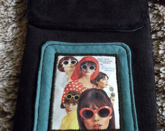 Vintage Riviera 1970s advertising glasses case