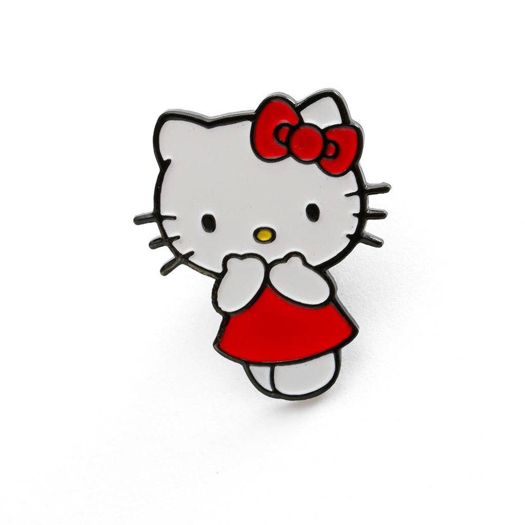 Red Dress Hello Kitty Enamel Pin Official Sanrio Licensed