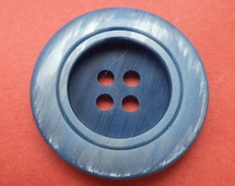 7 light blue buttons blue 23mm (6092)