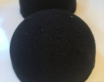 Improved recipe! Sale!!! Black Abyss Black Bath bomb! Blacker water, no staining 5 ounces