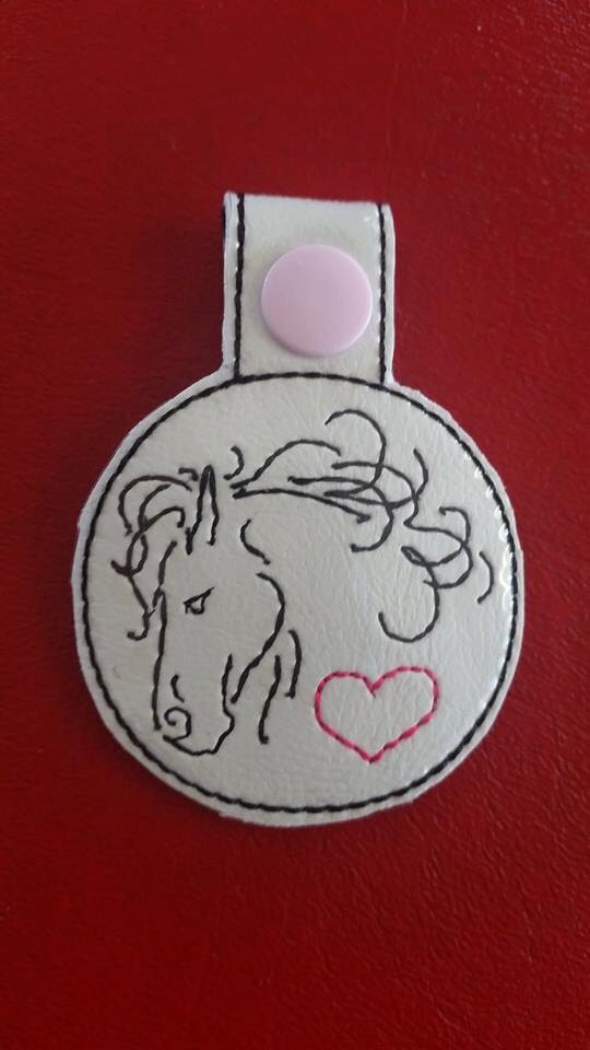 Horse Snap Tab/KeyFob