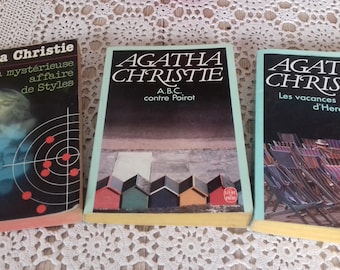 3 Agatha Christie books