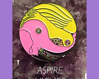 Basslights Sacred Ying Yang Bassnectar / Pretty Lights Hatpin - Pin w/ FREE SHIPPING/TRACKING