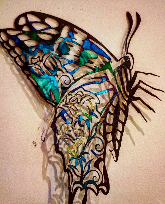 Metal Butterfly Laser Cut Art Metal Butterfly Laser Cut Art