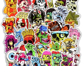 Horror stickers | Etsy