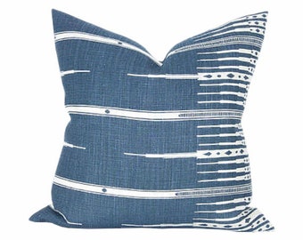 Peter Dunham Tangier in Indigo Pillow Cover / Size 20"